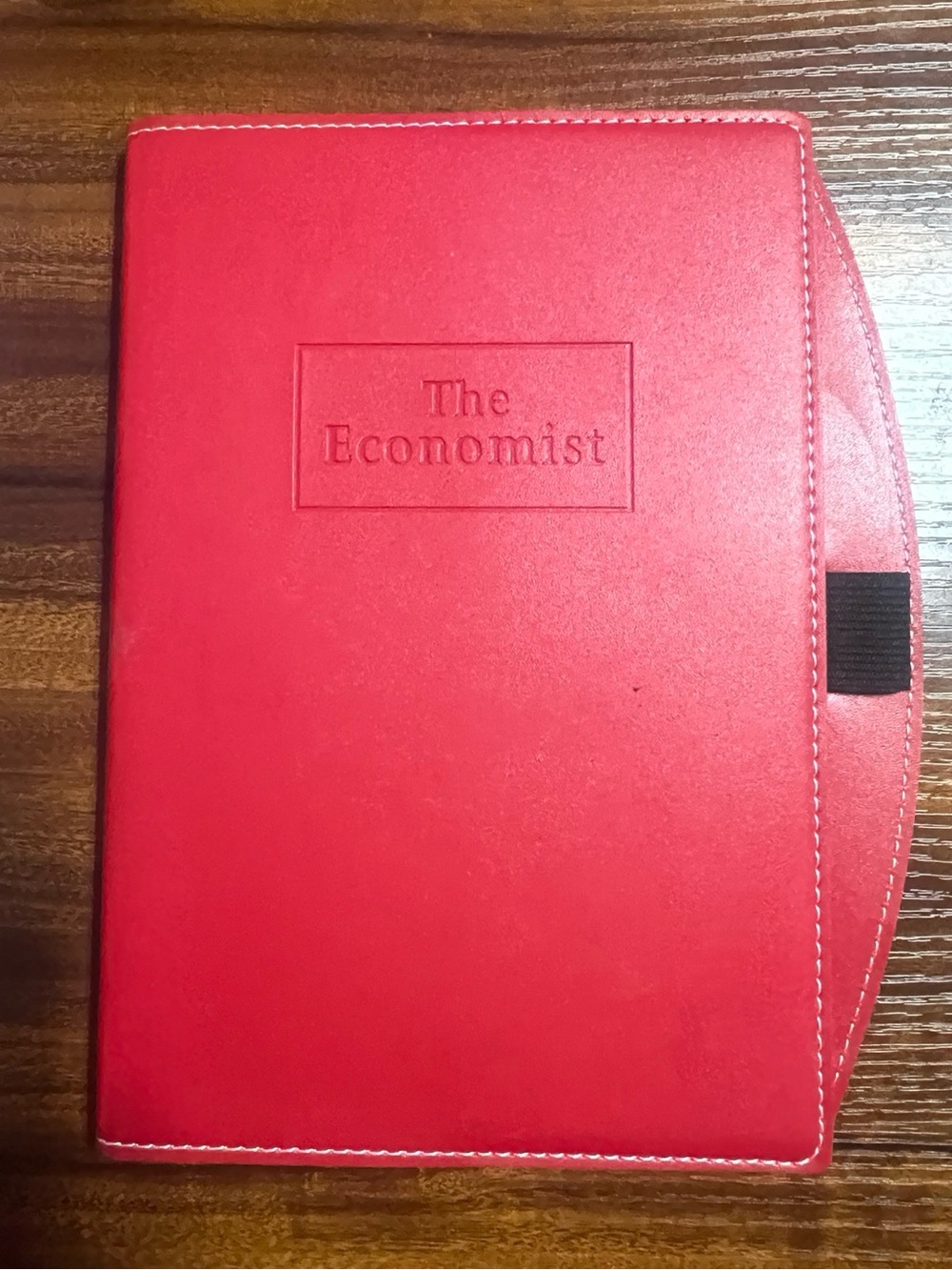The Economist Red Lined Notebook Journal Unused- NO Pen